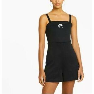 NWT Womens Nike Air Romper, black, size medium